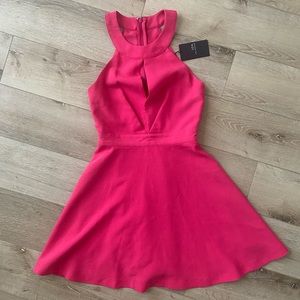 Stunning hot pink J.O.A Los Angeles dress- New with tags